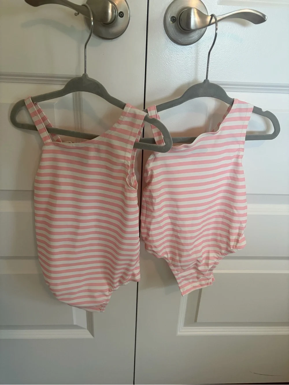 Girls' Pink Stripe Rainbow One-Piece Swimsuit - Brand: